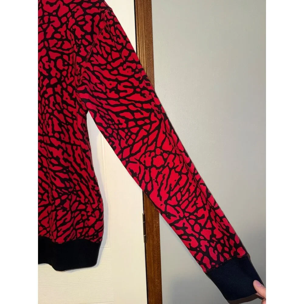 Vintage 90's Nike Air Jordan Prime Flight Elephant Print Sweatshirt Sz Large‎